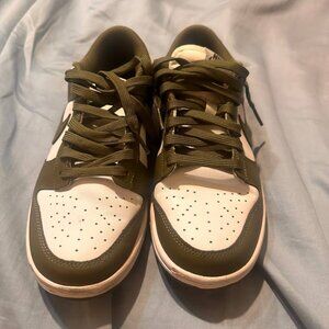 Nike Dunk Low "Olive Green & White